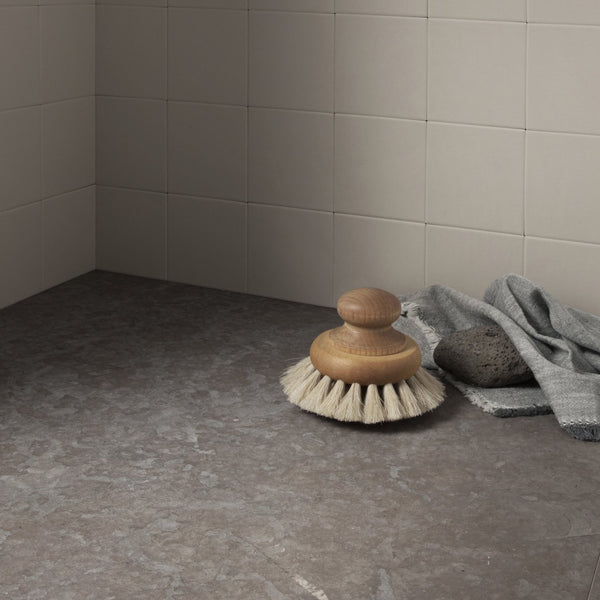 Grey-brown Borghamn limestone brushed